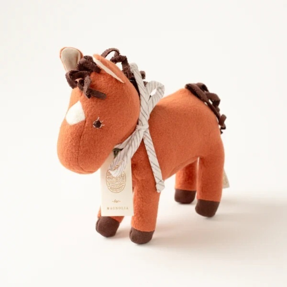 NWT Hazel Village Magnolia Home Poppy Horse Doll Toy Retired Limited Edition